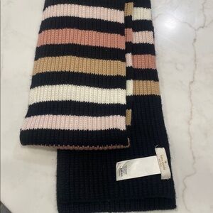 Kate Spade Black Knit Scarf